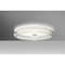 Besa Lighting Topper 12 Ceiling, Opal/Clear, Finish, 1x16W LED TOPPER12CLC-LED - alternate 1